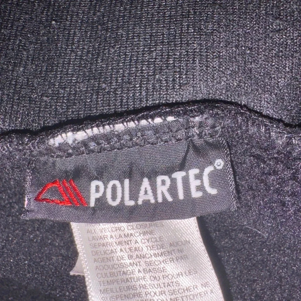 The North Face Denali Polartec Fleece Jacket Black Full Zip Mens Large